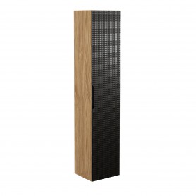LUXOR BLACK 80-01-1D – Szafka łazienkowa wysoka 1 drzwi