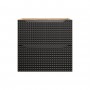 LUXOR BLACK 82-60-2S – Szafka łazienkowa pod umywalkę 60cm 2 szuflady