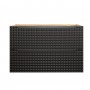 LUXOR BLACK 82-90-2S – Szafka łazienkowa pod umywalkę 90cm 2 Szuflady