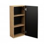 LUXOR BLACK 83-35-1D – Szafka łazienkowa górna 35cm 1 Drzwi