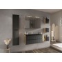 LUXOR BLACK 82-90-2S – Szafka łazienkowa pod umywalkę 90cm 2 Szuflady