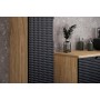 LUXOR BLACK 81-30-1D – Szafka łazienkowa pod blat 30cm 1 drzwi