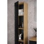 LUXOR BLACK 80-01-1D – Szafka łazienkowa wysoka 1 drzwi