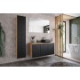 LUXOR BLACK 80-01-1D – Szafka łazienkowa wysoka 1 drzwi