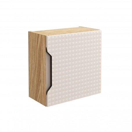 LUXOR BEIGE 83-35-1DQ – Szafka łazienkowa Górna Qubik 35x35cm 1 Drzwi