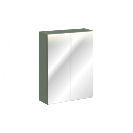 GREEN UN 84-60-2D – Szafka łazienkowa z lustrem 60cm 2 drzwi z podświetleniem led