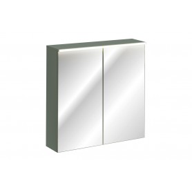Sombra GREEN UN 84-80-2D – Szafka łazienkowa z lustrem 80cm 2 drzwi z podświetleniem led