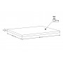 GREEN 89-60-46 M – Blat do szafek łazienkowych 60cm