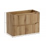 NOVA COAST EVOKE 82-80-40-2S – Szafka łazienkowa pod umywalkę 80cm 2 szuflady