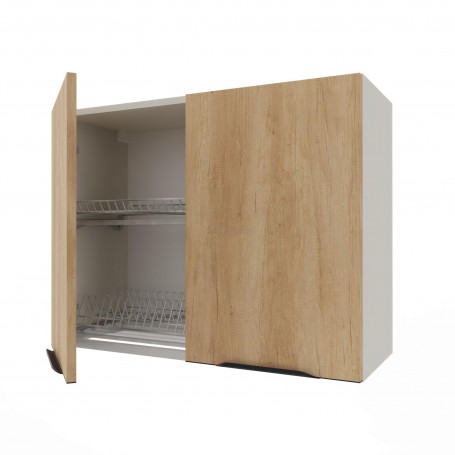 Kam Mono KC 2 WS80/61 Szafka kuchenna wisząca dwudrzwiowa z ociekarką 80 cm