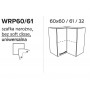 Kam Mono KC 2 WRP60/61 Szafka kuchenna wisząca narożna 60cm x 60cm