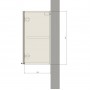 Kam Mono KC 2 W21-39.1/61_SPEC Szafka kuchenna wisząca pod wymiar od 21cm do 39cm