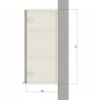 Kam Mono KC 2 W60/71 Szafka kuchenna wisząca dwudrzwiowa 60 cm