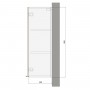 Kam Mono KC 2 W80/90 Szafka kuchenna wisząca dwudrzwiowa 80 cm