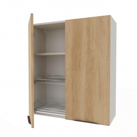 Kam Mono KC 2 WS80/90 Szafka kuchenna wisząca dwudrzwiowa z ociekarką 80 cm