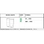 Kam Mono KC 2 W80/100 Szafka kuchenna wisząca dwudrzwiowa 80 cm