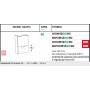 Kam Mono KC 2 WOM1Z60/90 Szafka kuchenna wisząca z wbudowaną kuchenką mikrofalową 60 cm