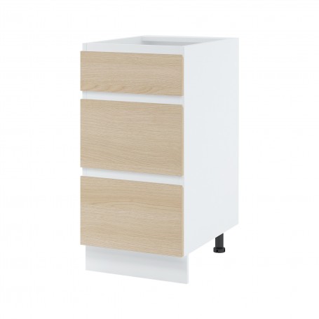 Campari DS 4/3 Szafka kuchenna z trzema szufladami 40cm - Starmotion