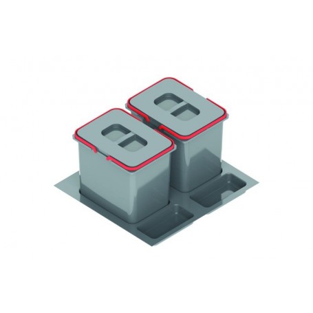 Pojemnik na odpady do szafki DZS 60  2 pojemniki po 15l