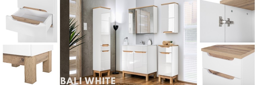 Meble łazienkowe Bali White marki COMAD - oferta dostępna w SITIMEBLE.PL