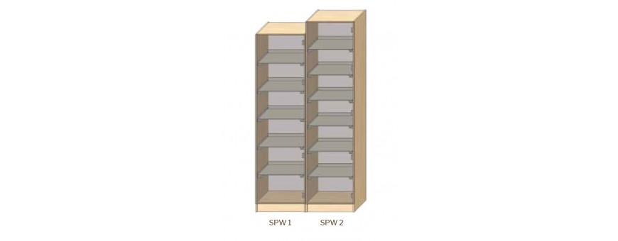 Szafa SPW Layman - modułowa z wysuwanymi półkami