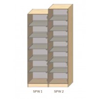 Szafa SPW Layman - modułowa z wysuwanymi półkami