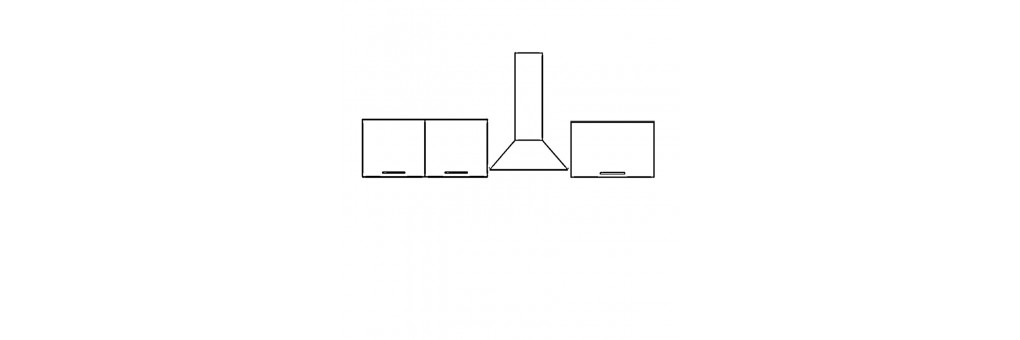 Kam Mono F - Szafki kuchenne wiszące o wysokości 35cm