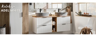 Meble łazienkowe Adel White – elegancka kolekcja mebli|Sklep sitimeble