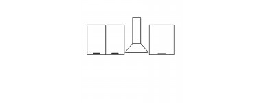 Kam Mono KC4 - Szafki kuchenne wiszące - wysokość 71cm
