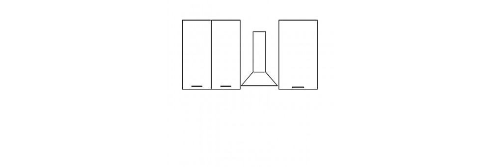 Kam Mono KC4 - Szafki kuchenne wiszące - wysokość 100cm