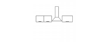 Kam Mono KC4 - Szafki kuchenne wiszące niskie - wysokość 29cm