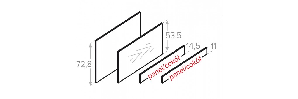 Półki - Panele - Cokoły