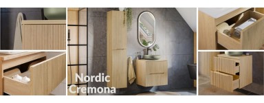 Meble łazienkowe Nordic Cremona | Szafki i blaty do łazienki