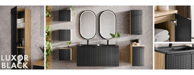 LUXOR BLACK – czarne meble łazienkowe COMAD | Sitimeble.pl