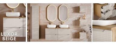 LUXOR BEIGE – beżowe meble łazienkowe COMAD | Sitimeble.pl