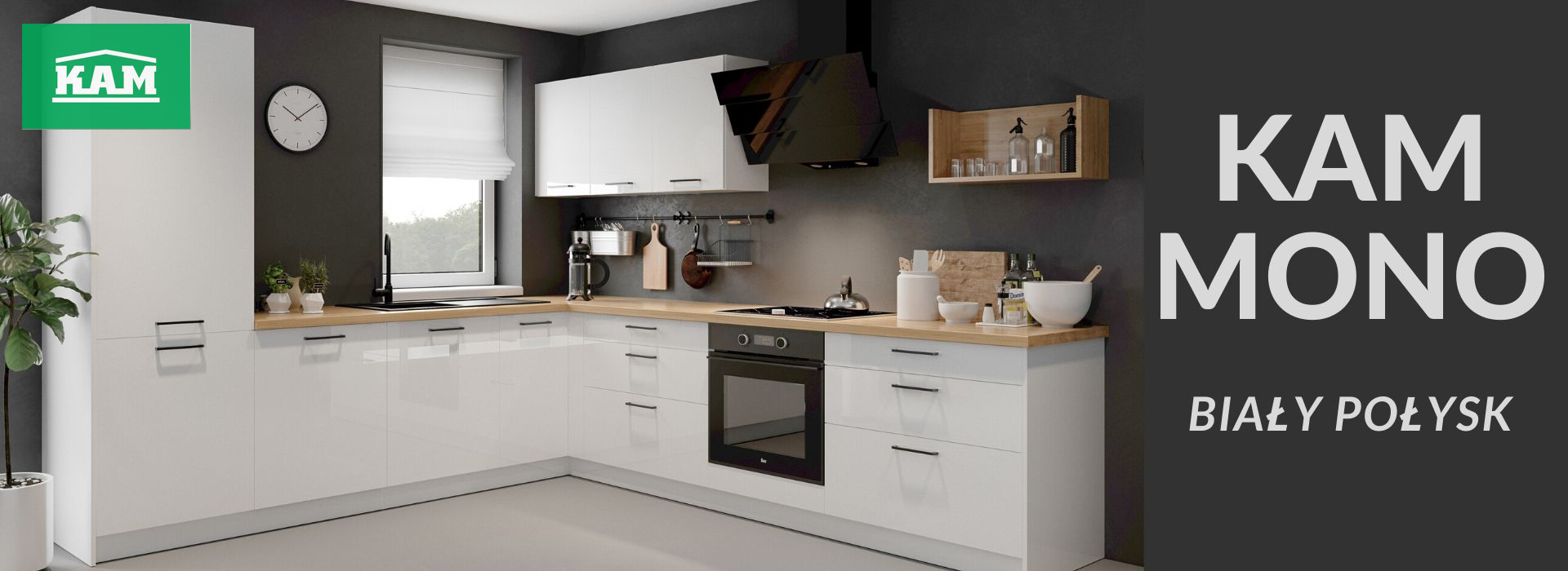 KAM MONO BIAŁY POŁYSK