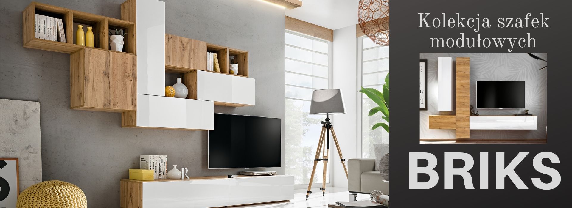 Briks - kolekcja szafek modułowych Layman 