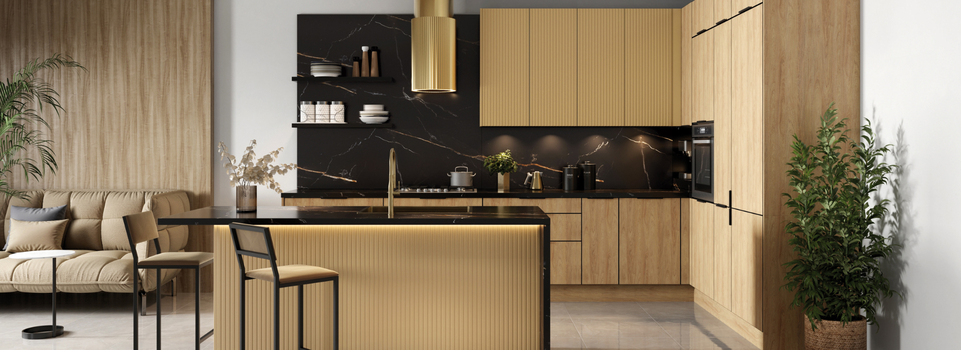 Kam Mono K2 Dąb Hikora Black + F11 Karmel 